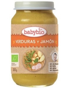 Babybio Potito Verduras Y Jamon 200 Gr de Babybio 2