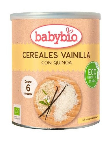 Cereales Vainilla & Quinoa PAPILLA 220g de Baby Bio