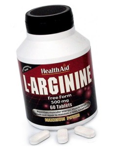 L-Arginina 500Mg. 60 Comprimidos Health Aid de Health Aid 2