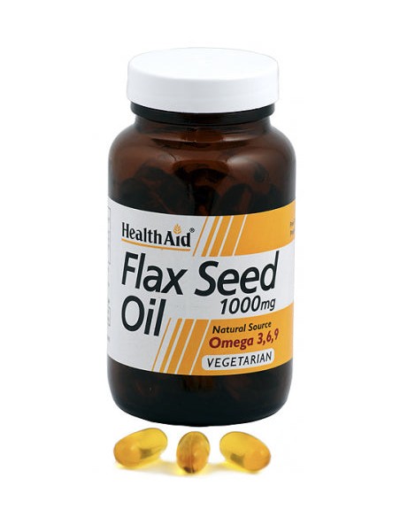 Aceite De Linaza 1.000 Mg 60 Vcáps de Health Aid
