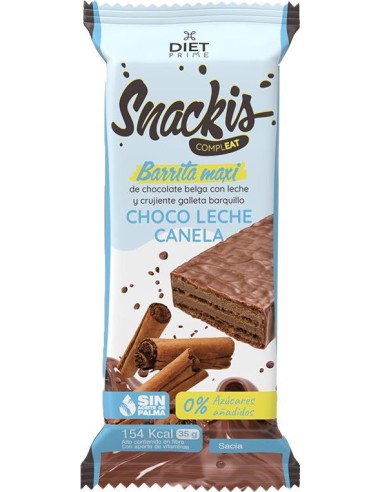 Barrita Snackis Compleat de Choco, Leche y Canela - Diet Prime
