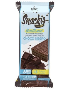 Diet Prime Snackis Compleat Barrita Maxi Choco Negro 12 Uds de Herbora 2