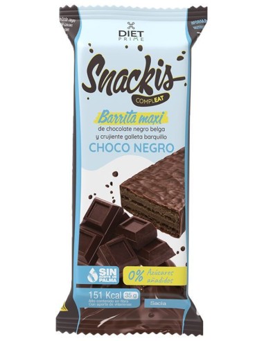 Barrita Snackis Compleat de Choco Negro - Diet Prime