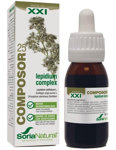 Composor 25 Lepidium Complex Xxi 50Ml. de Soria Natural
