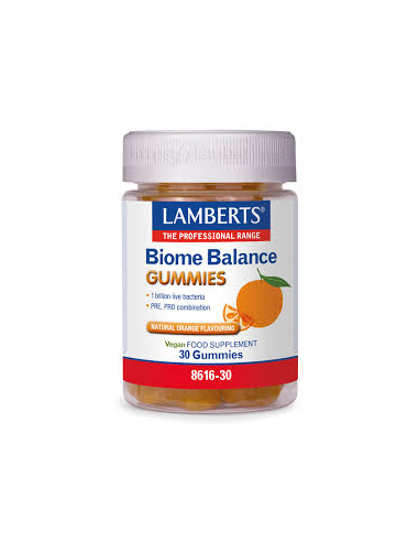 Pacote 2 Unidades Biome Balance (Gomas) 30 Gomas de Lamberts