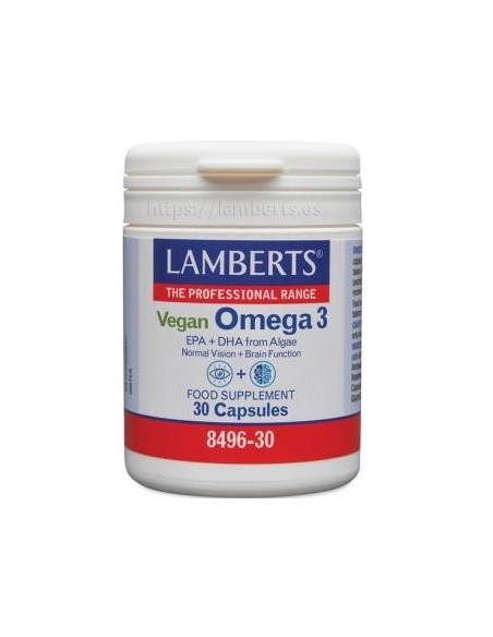 Pack 2 Uds. Omega 3 Vegano 30 Caps. de Lamberts
