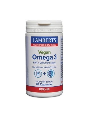 Pack 2 Uds. Omega 3 Vegano 60 Caps. de Lamberts