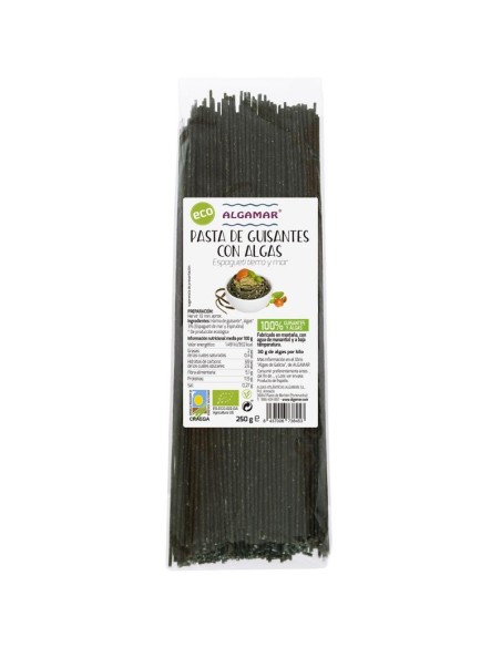 Pasta Espagueti de Guisantes con Algas