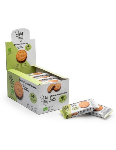 Galleta Rellena cacao/avellana proteica eco