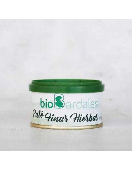Paté de finas hierbas. Lata