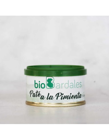 Paté de pimienta negra. Lata