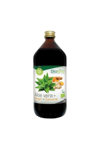 Jugo Aloe Vera + Jengibre + Curcuma