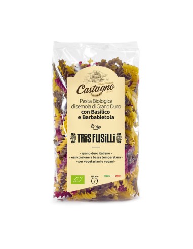 ESPIRALES DE TRIGO REMOLACHA Y ALBAHACA.