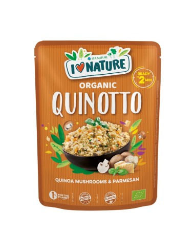 Quinotto Chanpiñones y Parmesano