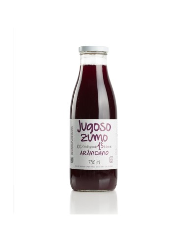 Zumo de Arándano BIO, 100% exprimido,750ml