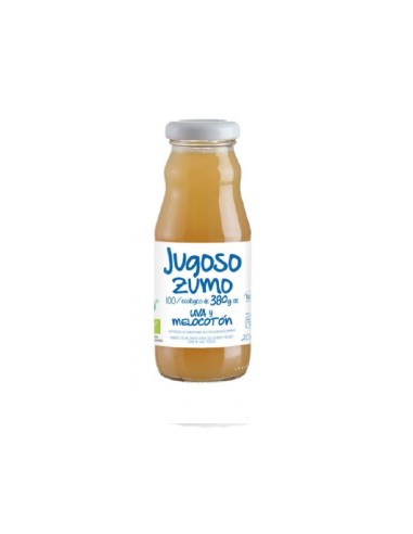 Zumo de Uva-Melocotón Bio, 100% Exprimido 200 ml