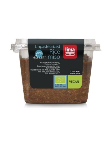 Miso, Soja y Arroz 25% Reducido Sal (No Pasteurizado)