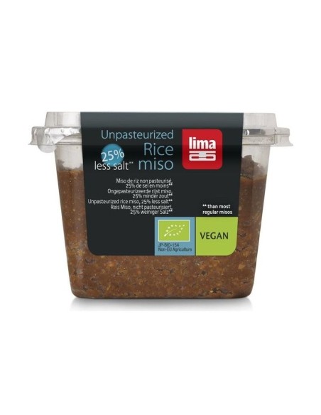 Miso, Soja y Arroz 25% Reducido Sal (No Pasteurizado)