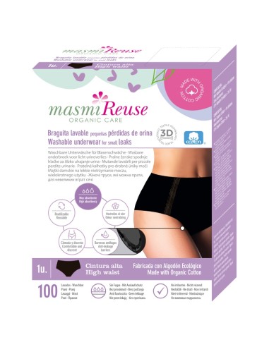 Braguita Incontinencia Cintura Alta Masmi Talla S