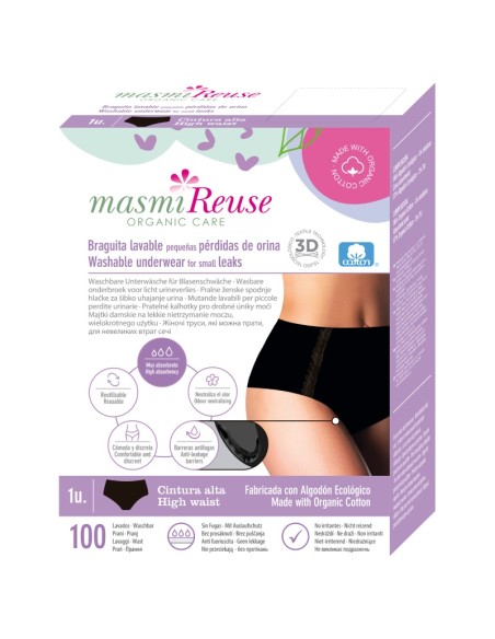 Braguita Incontinencia Cintura Alta Masmi Talla S