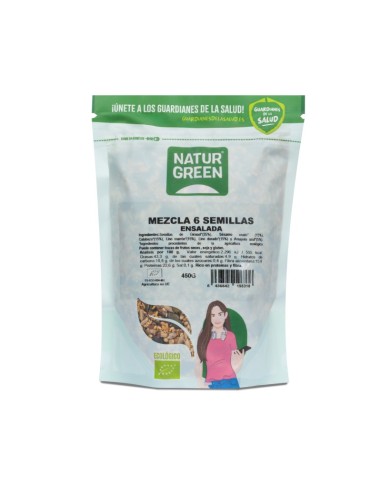 Mezcla 6 Semillas ensalada Bio 450 G