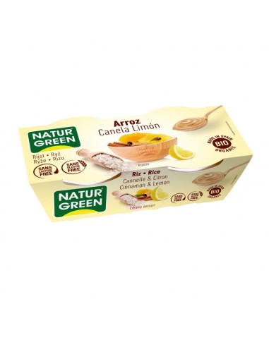 Postre de Arroz Canela Limón