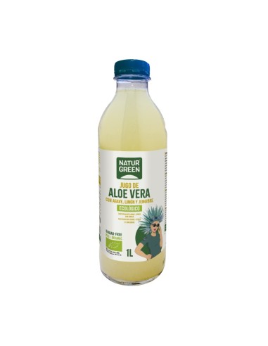 Aloe Vera limón y jengibre.