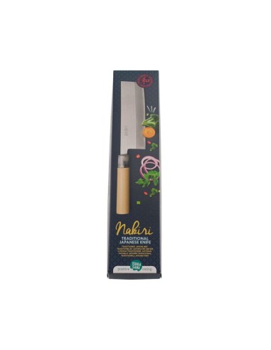 Nakiri - Cuchillo Japonés Tradicional / para Cortar Verduras, Picar Hierbas y Especias