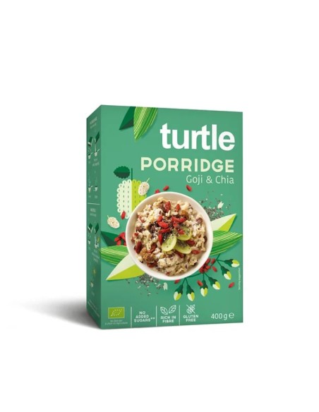 Porridge Goji & Chia GF (Gachas de avena y muesli con goji y chia)