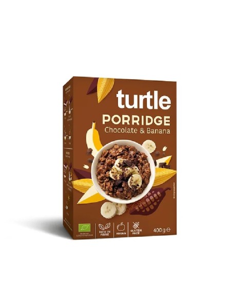 Porridge Chocolate & Banana GF (Gachas de avena y muesli con chocolate y platano)