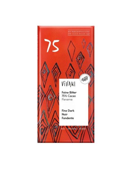 Chocolate Fino Negro 75% Cacao