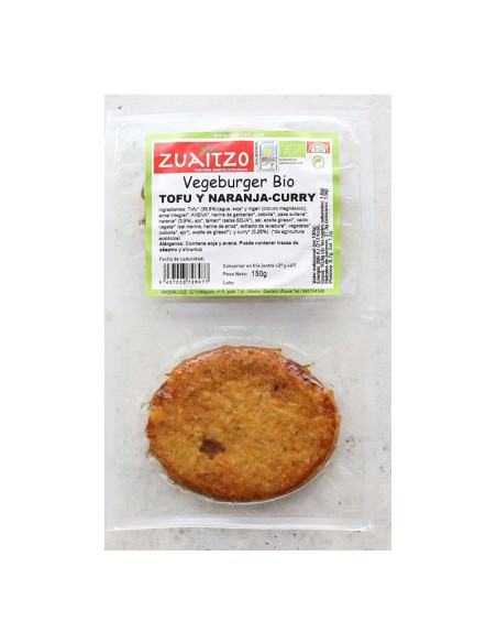 Hamburgesa Naranja-Curry-Pasas