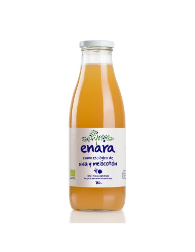 Zumo de UVA-MELOCOTÓN de Enara