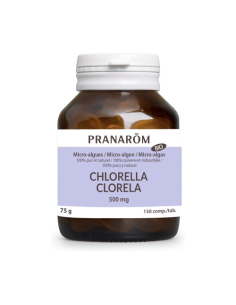 Chlorella 500 mg 200 comprimidos Pranarom – Nutrición natural