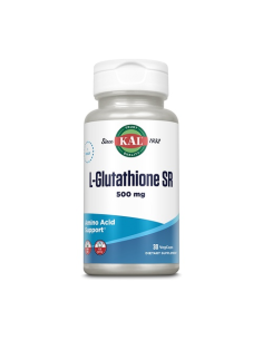 Super L-Glutathione 500 mg Solaray - 30 Cápsulas Veganas
