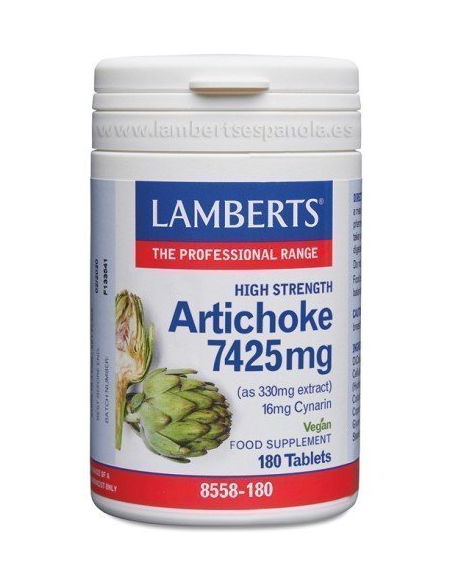 Pack 2 Uds. Alcachofa 7425 mg (16 mg de Cinarina) 180 Tabs. de Lamberts