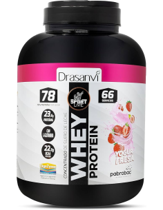 Whey Protein Concentrada Yogur Fresa 1450G Sport Live Drasanvi