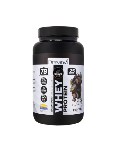 Whey Protein Concentrada Doble Chocolate 750G Sport Live Drasanvi