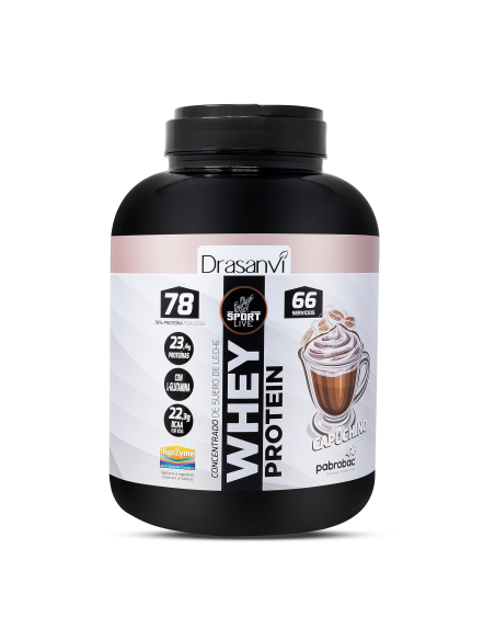 Whey Protein Concentrada Capuchino 750G Sport Live Drasanvi
