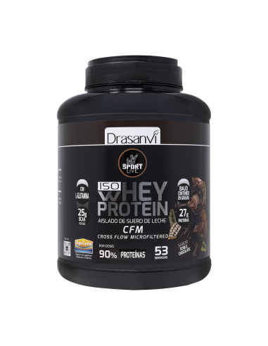 Whey Protein Aislado Doble Chocolate 1,6Kg Sport Live Drasanvi