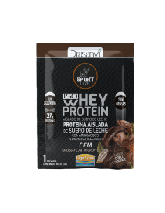 Monodosis Whey Protein Aislado Doble Chocolate 30G Sport Live Drasanvi