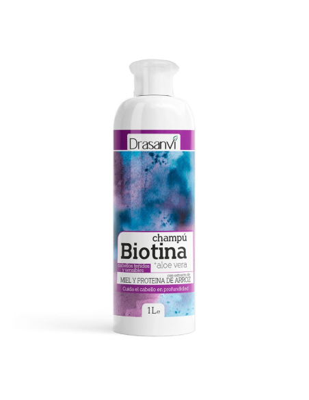 Champu Biotina Y Aloe Vera Cabello Teñido Y Sensible 300Ml Bote Drasanvi