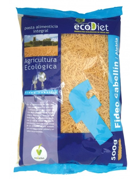 Pack 3x2 Fideo-Cabellin Integr.Ecodiet Envase de 500 g. de Novadiet