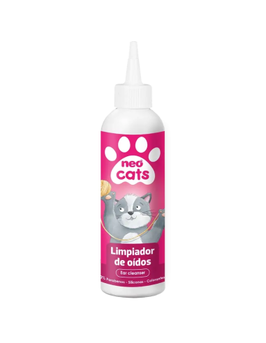 Neo Cats Limpiador de Oídos 125 ml - Cuidado Seguro y Eficaz