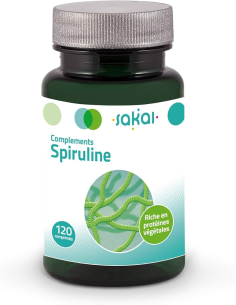 Espirulina Sakai 120 Comp x 400 mg | Energía y Vitalidad Natural