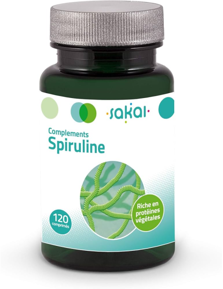 Espirulina 120 Comp X 400 Mg De Sakai