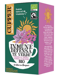 Té Verde Inmune Bio 20 Bolsas | Refuerza tu Defensa Natural
