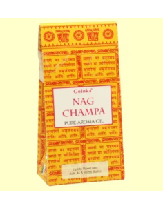 Esencia Nag Champa Goloka 10 ml  Aroma Tradicional y Puro
