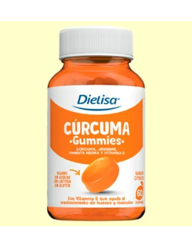 Gummies Cúrcuma Envaseq Dielisa®  60 Gummies Naturales