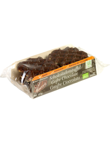 Gofres de Espelta con Chocolate 185 g | Biscovit Delicioso